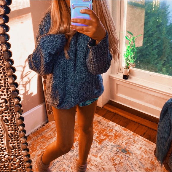 Speckled Noise Chunky Oversized Cable Knit Sweater ๐๐ฎ - Picture 3 of 11